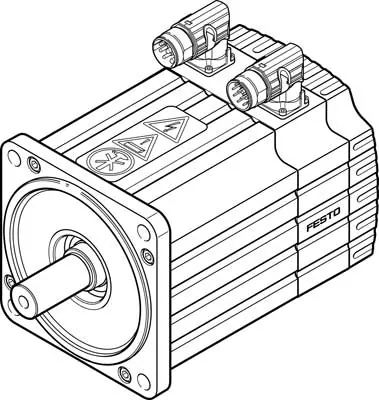 Серводвигатель Festo EMMS-AS-140-S-HS-RRB
