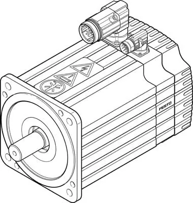 Серводвигатель Festo EMMS-AS-190-M-HS-ARB