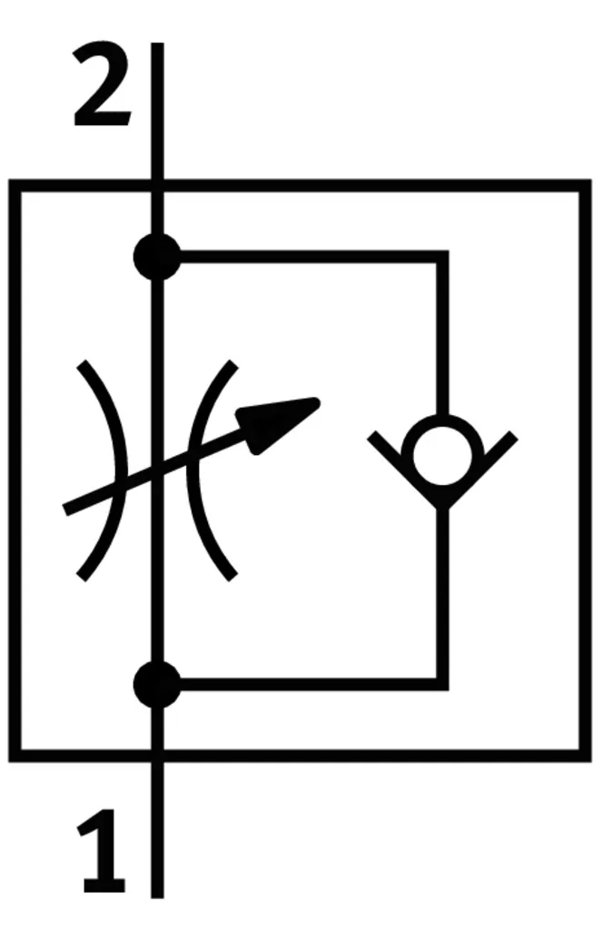 Дроссель с обратным клапаном Festo GRLA-1/4-QS-6-D — вид 6