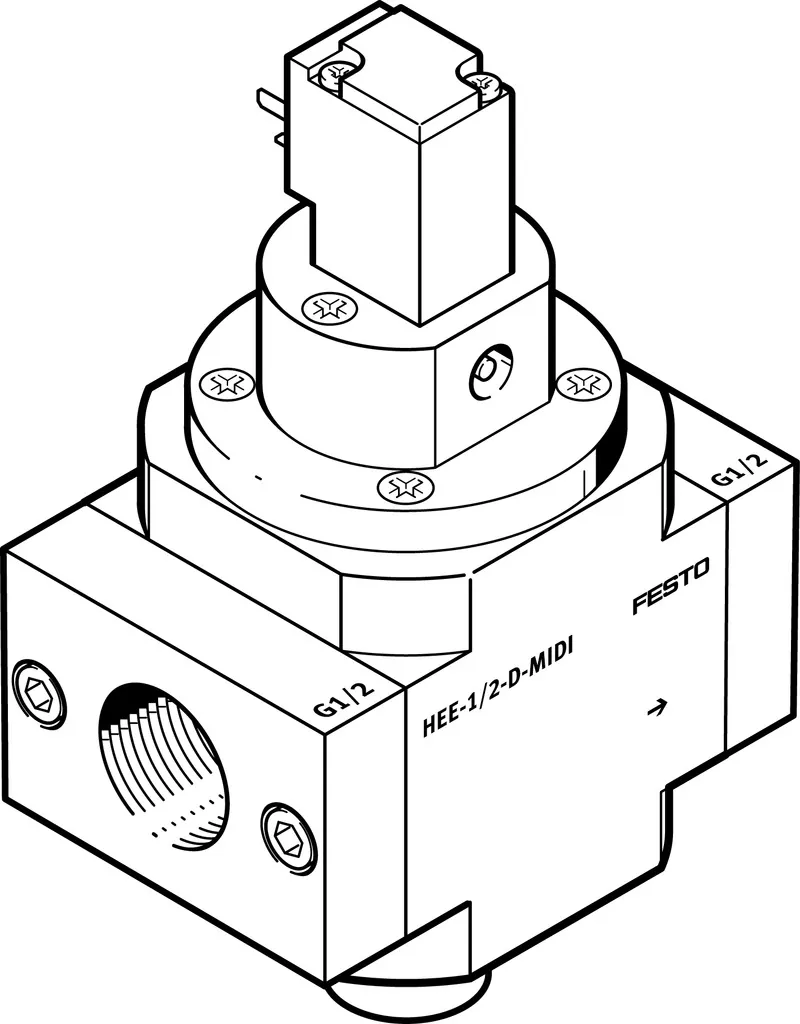 Распределитель плавного пуска Festo HEE-3/4-D-MIDI-110