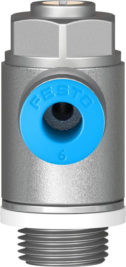 Дроссель с обратным клапаном Festo GRLA-1/4-QS-6-D — вид 4