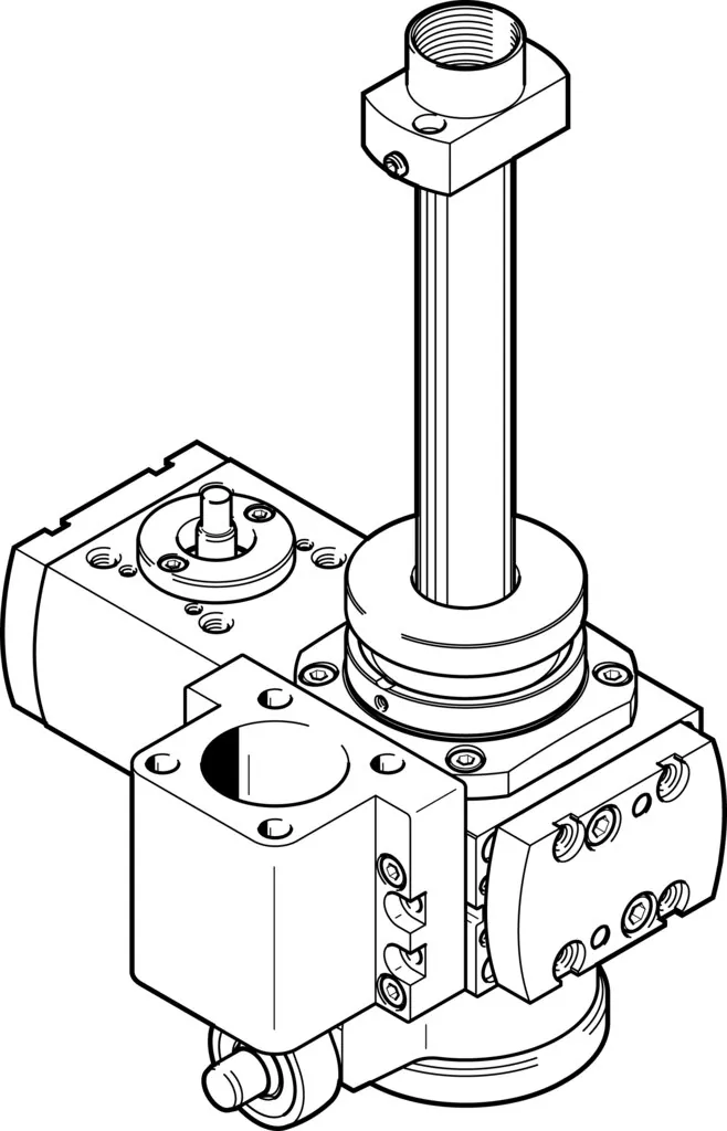 Поворотный подъемный модуль Festo EHMB-20-100