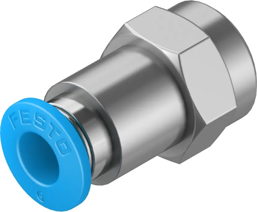 Штуцер с цанговым соединением Festo QSF-1/8-6-B-100