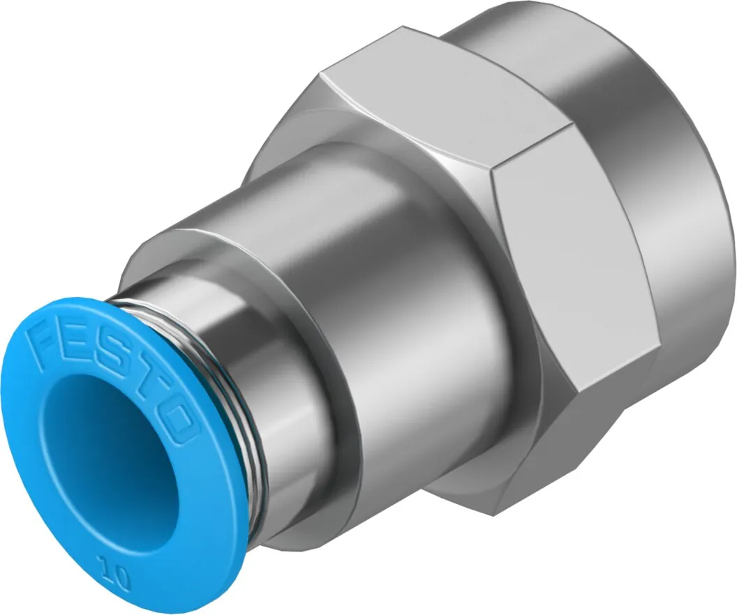 Штуцер с цанговым соединением Festo QSF-3/8-10-B-50