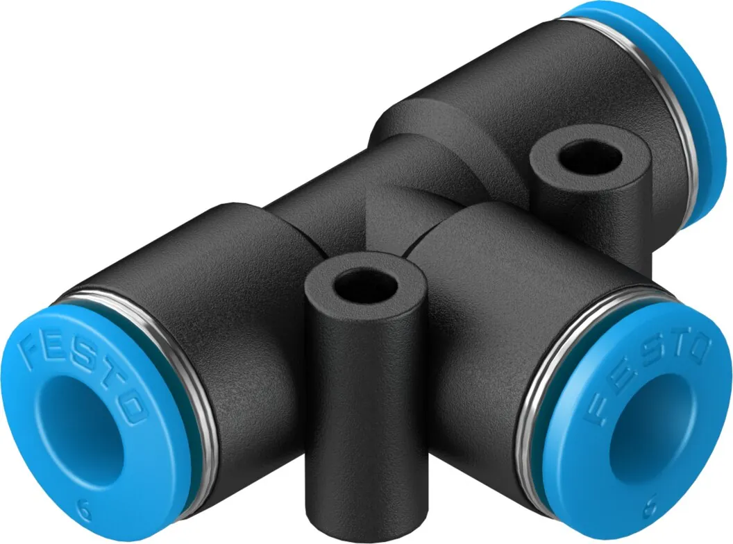Тройник с цанговым зажимом Festo QST-6-100