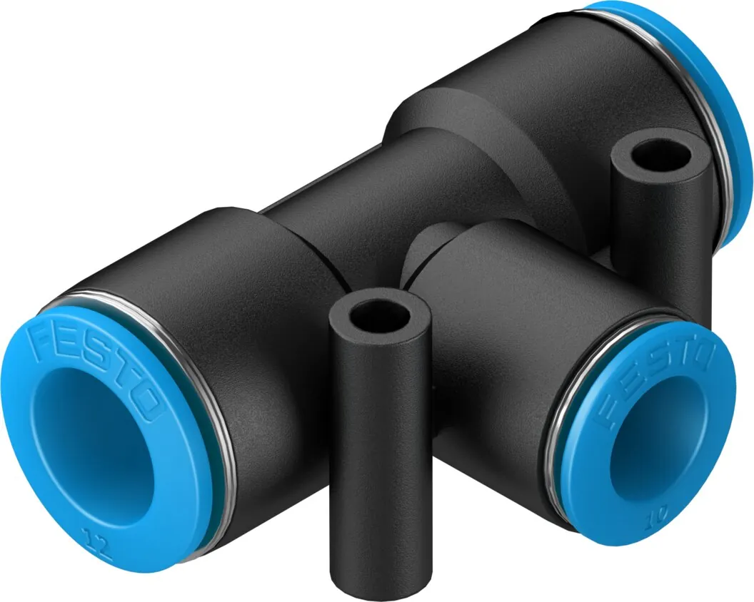 Тройник с цанговым зажимом Festo QST-12-10-20