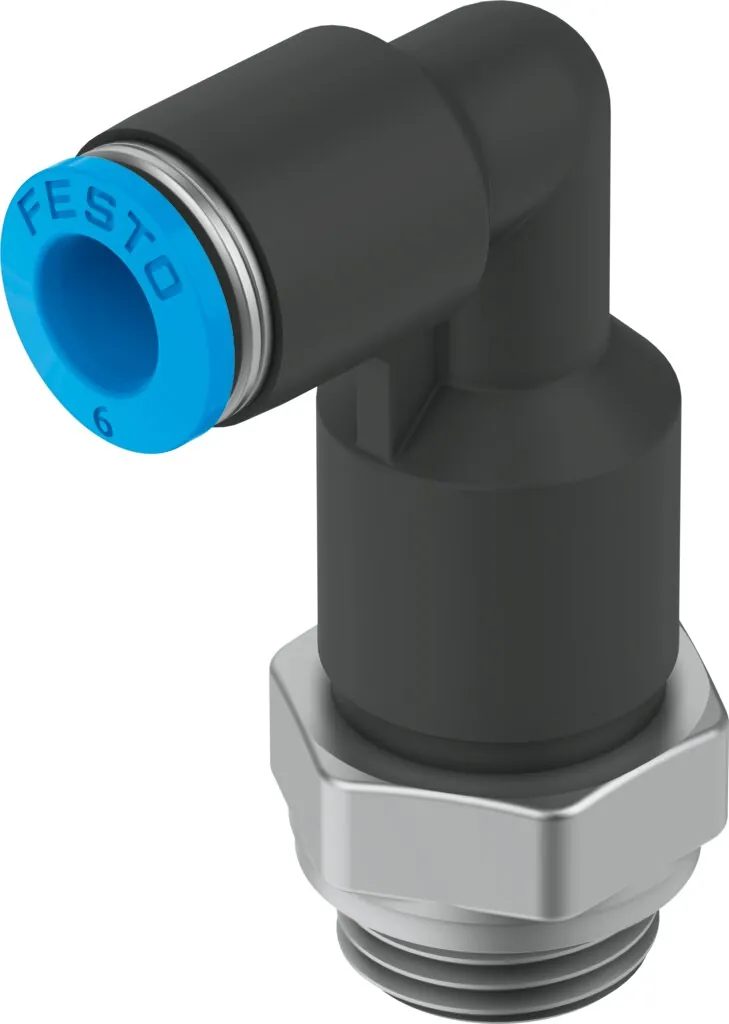 Угловой фитинг с цанговым зажимом, удлиненный Festo QSLL-G1/8-4-100