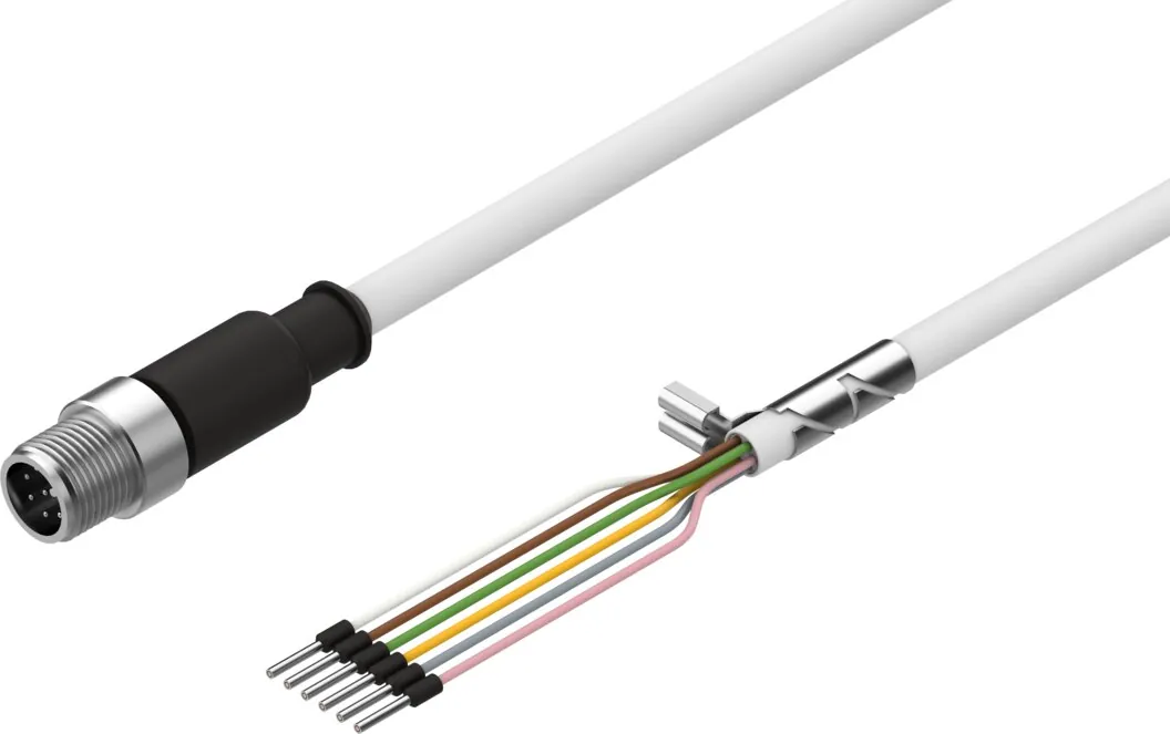 Кабель электродвигателя Festo NEBM-SM12G8-E-7-Q5-LE6