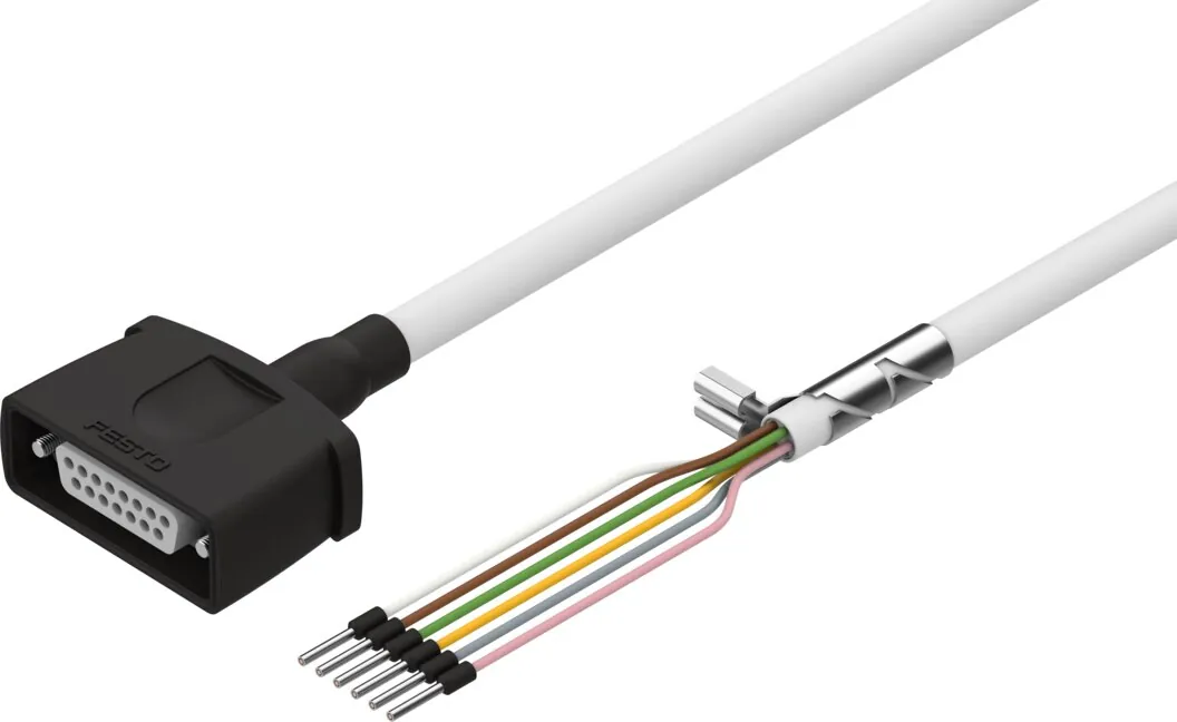 Кабель электродвигателя Festo NEBM-S1G15-E-10-Q7-LE6