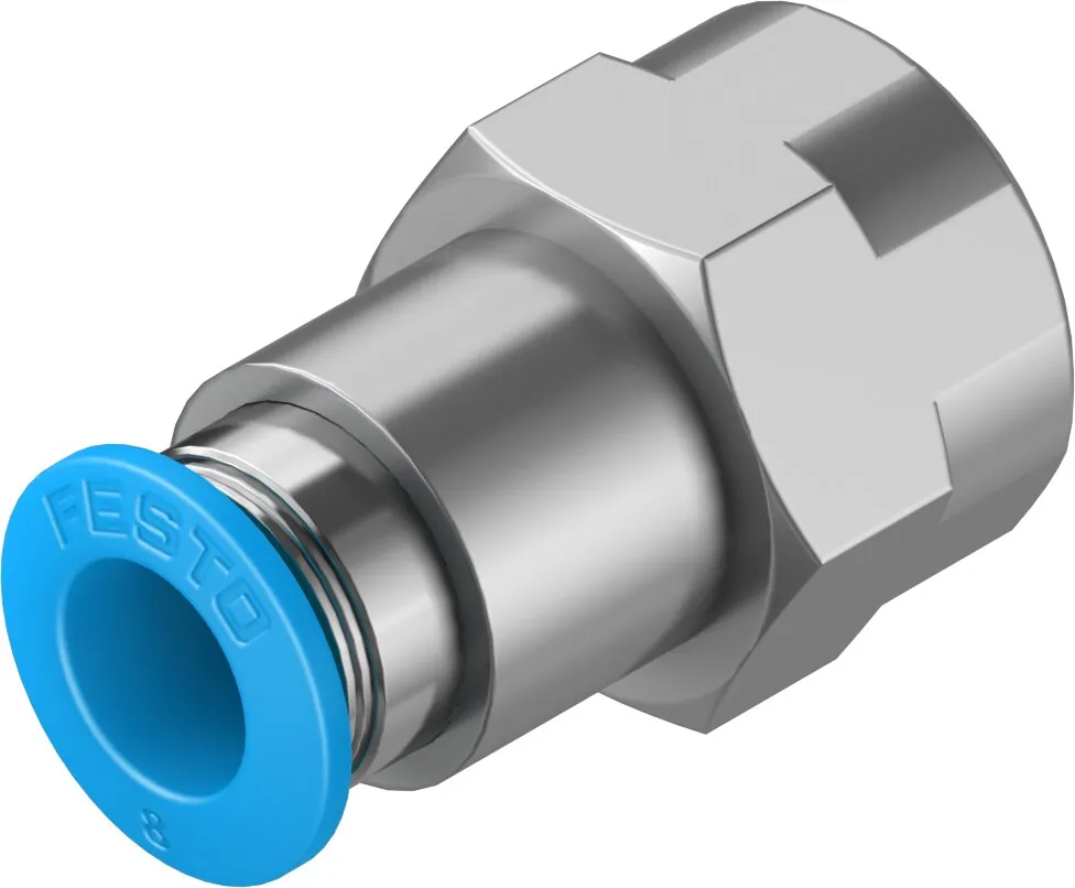 Штуцер с цанговым соединением Festo QSF-1/4-8-B