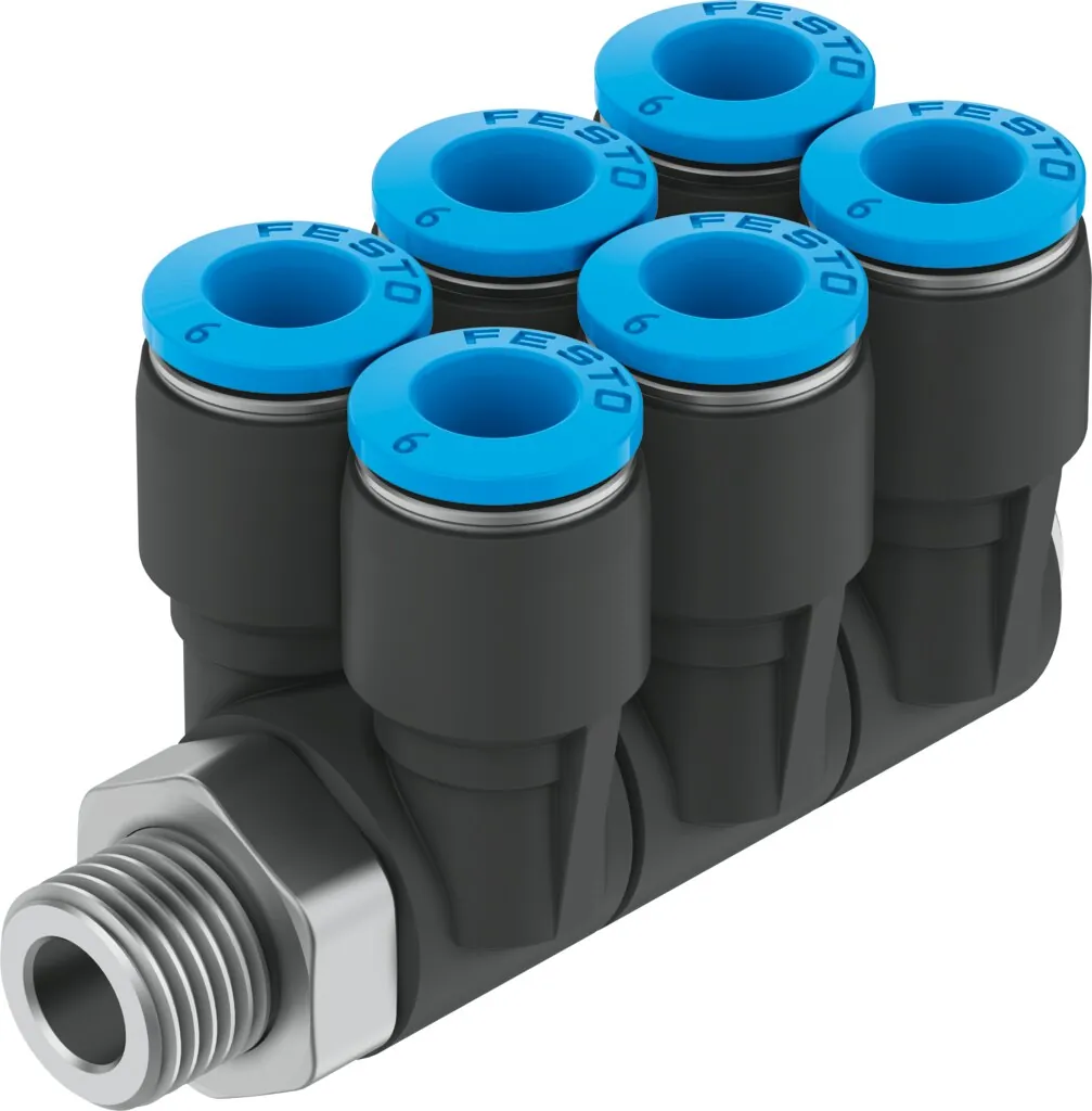 Коллектор разводной многосекционный Festo QSLV6-3/8-10