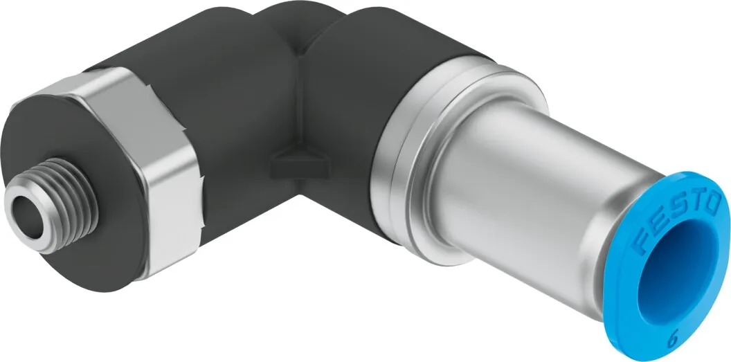 Угловой фитинг с цанговым зажимом, самозапирающийся Festo QSKL-M5-6