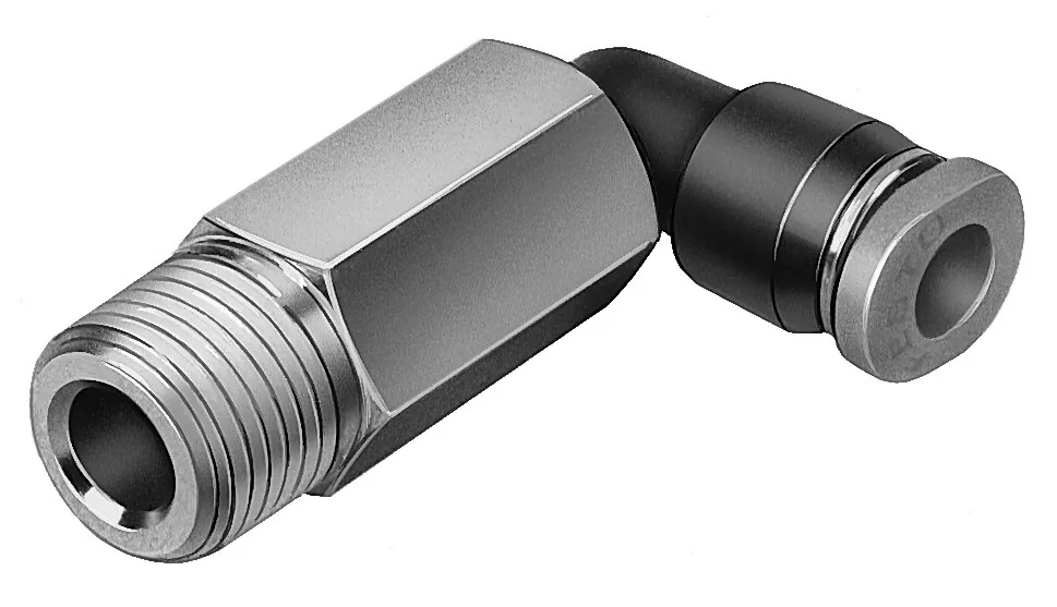 Угловой фитинг с цанговым зажимом, удлиненный Festo QSMLL-1/8-4