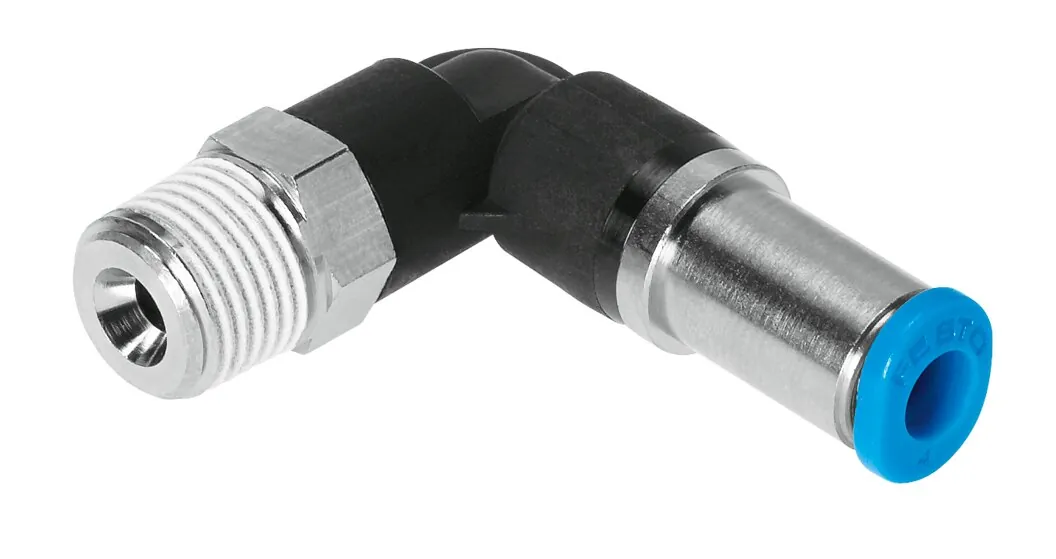Угловой фитинг с цанговым зажимом, самозапирающийся Festo QSKL-1/4-6