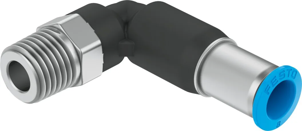 Угловой фитинг с цанговым зажимом, самозапирающийся Festo QSKL-1/4-8