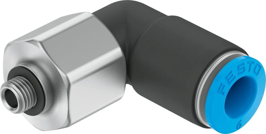 Угловой фитинг с цанговым зажимом, поворотный Festo QSRL-M5-4