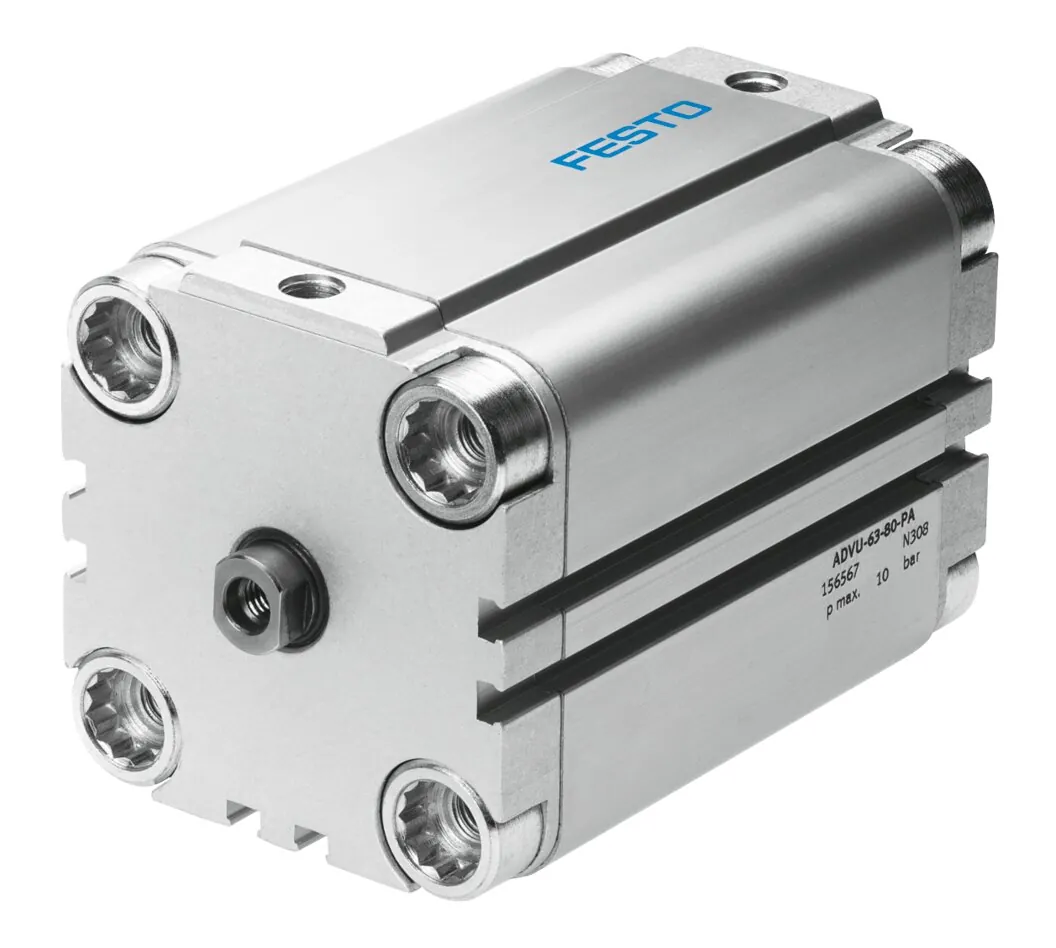 Компактный цилиндр Festo ADVU-80-10-P-A