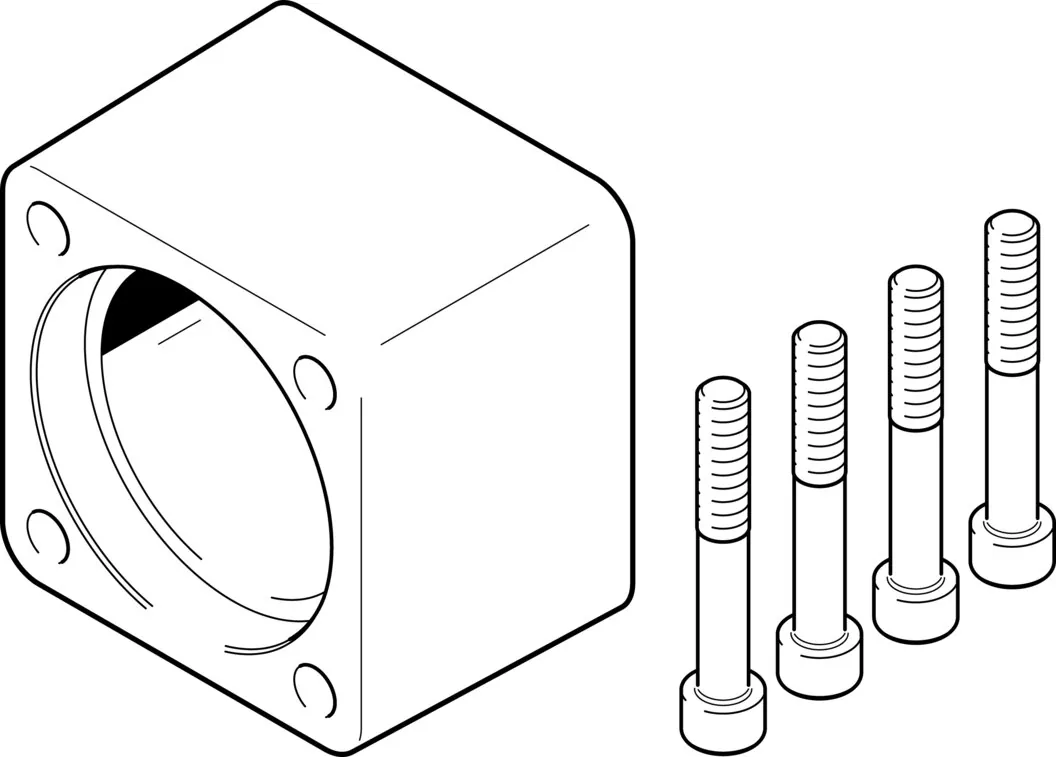Корпус муфты Festo EAMK-A-D80-77A