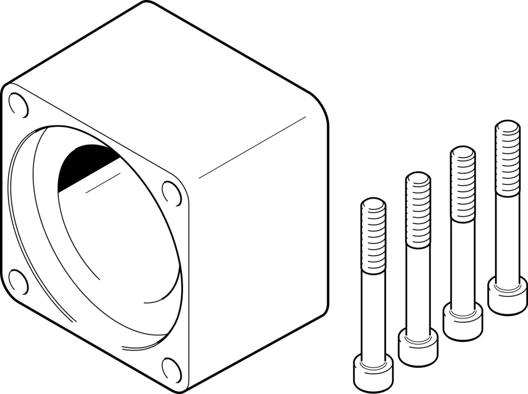 Корпус муфты Festo EAMK-A-D100-77A/B