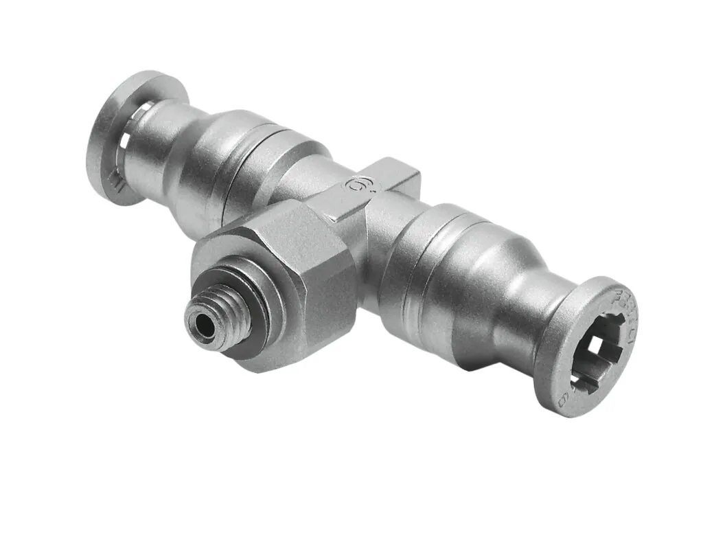 Тройник с цанговым зажимом и резьбой Festo CRQST-M5-4