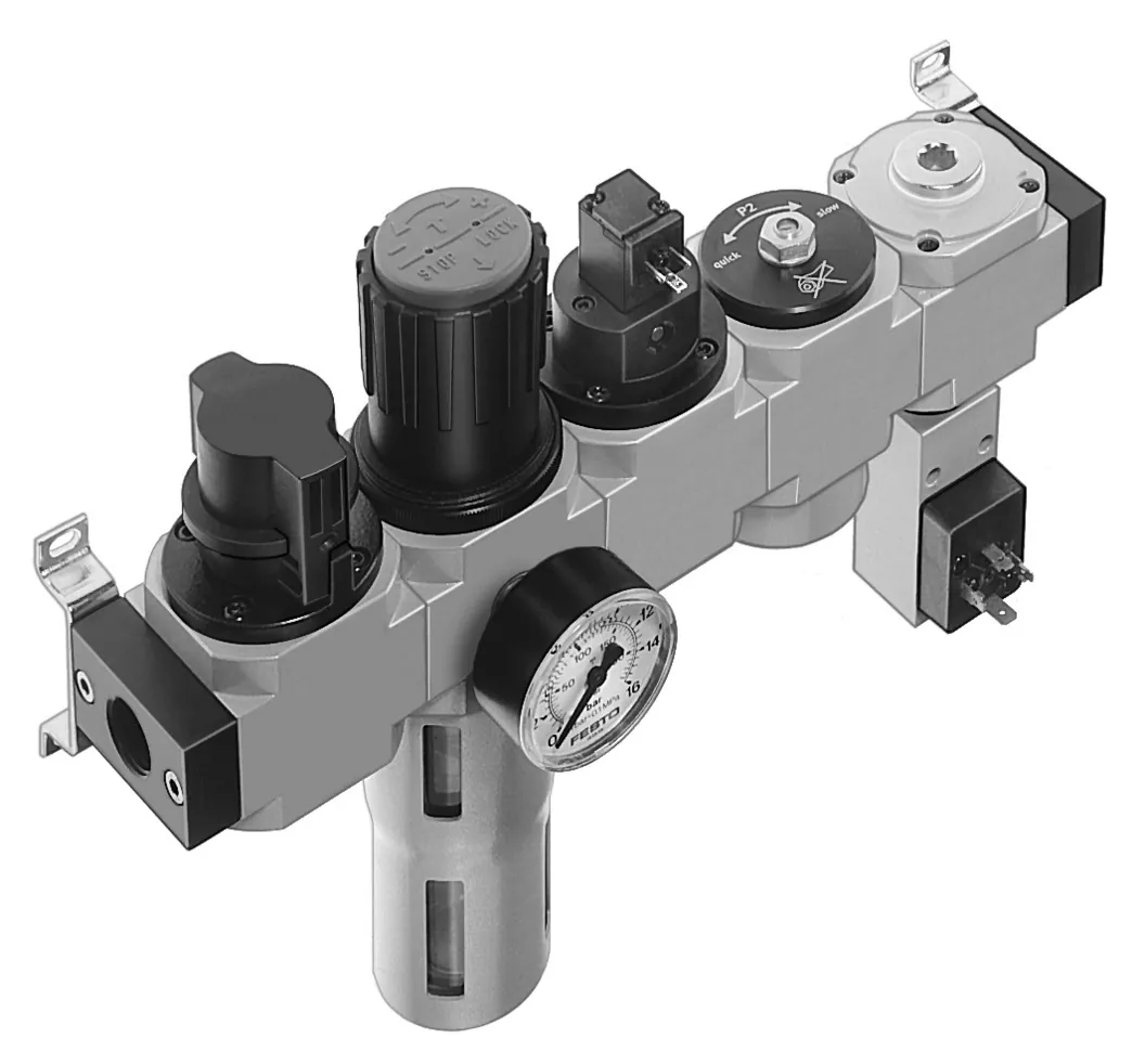 Блок подготовки воздуха Festo LFR-1/4-D-MIDI-KG