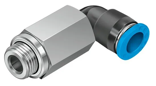 Угловой фитинг с цанговым зажимом, удлиненный Festo QSMLL-G1/8-4