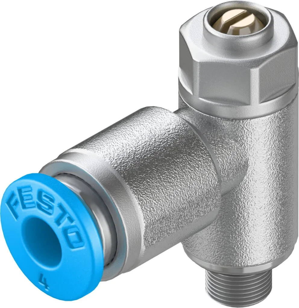 Дроссель с обратным клапаном Festo GRLA-M5-QS-4-D