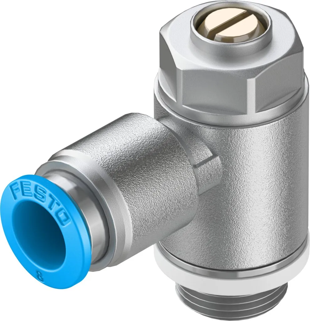 Дроссель с обратным клапаном Festo GRLA-1/4-QS-8-D