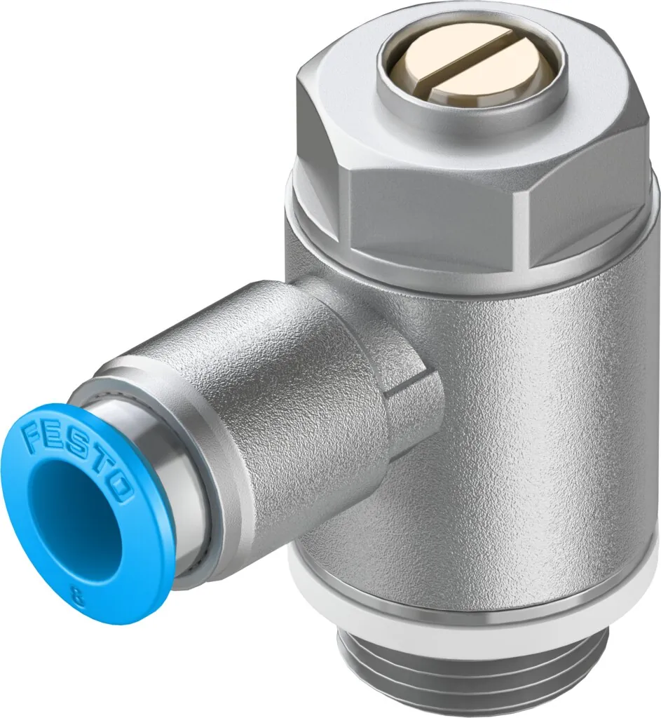 Дроссель с обратным клапаном Festo GRLA-3/8-QS-8-D
