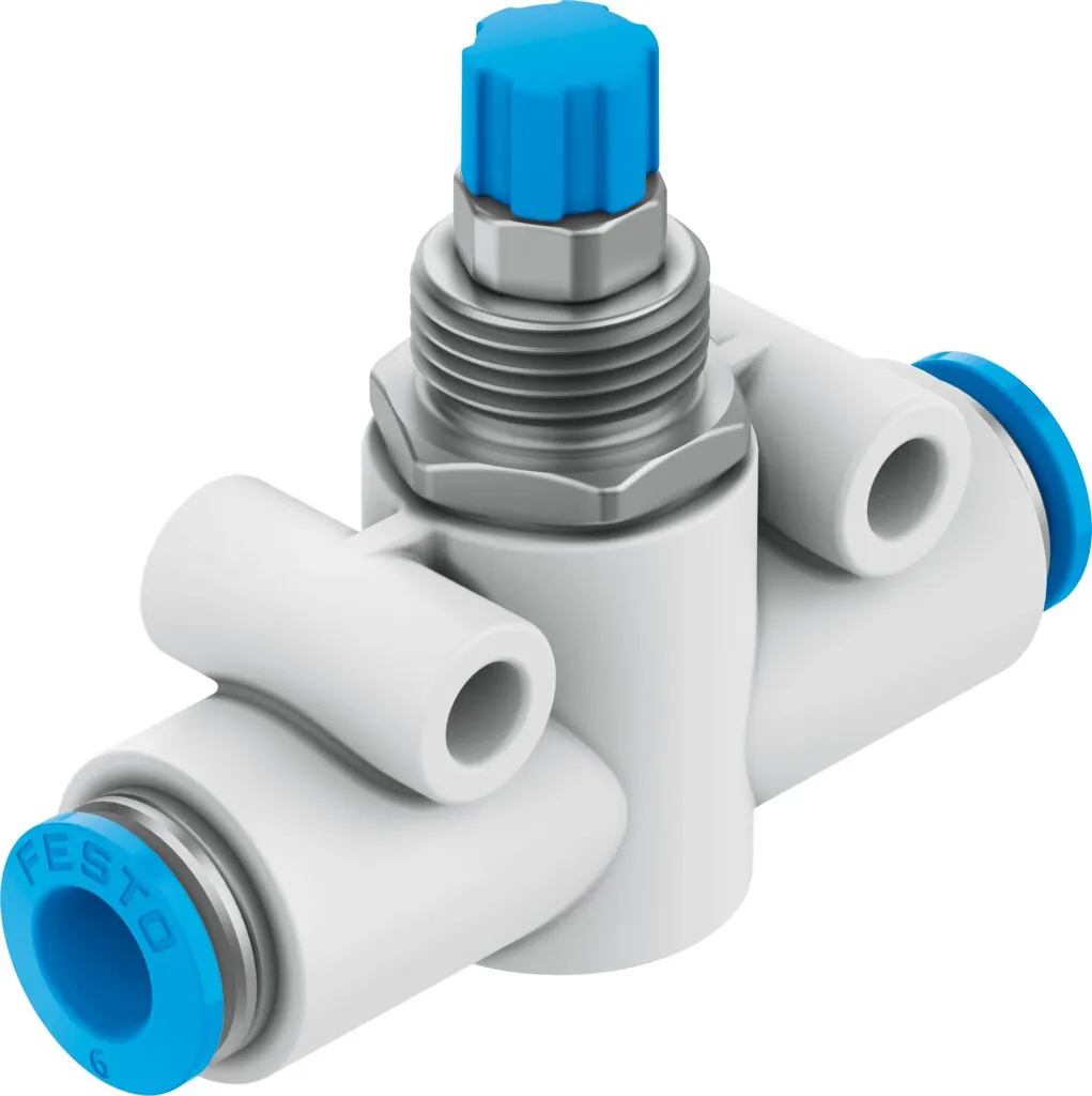 Дроссель с обратным клапаном Festo GR-QS-6