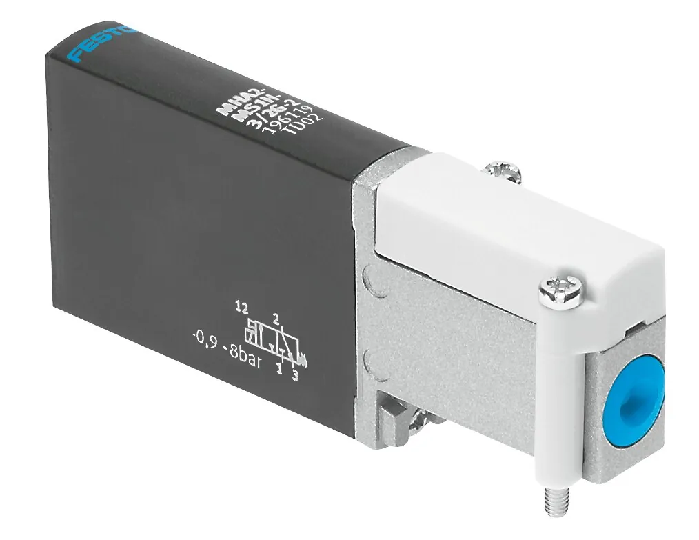 Распределитель с электроуправлением Festo MHA2-MS1H-3/2O-2