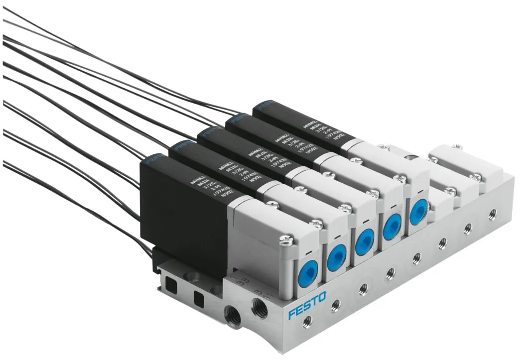 Распределитель с электроуправлением Festo MHA2-MS1H-3/2O-2-K