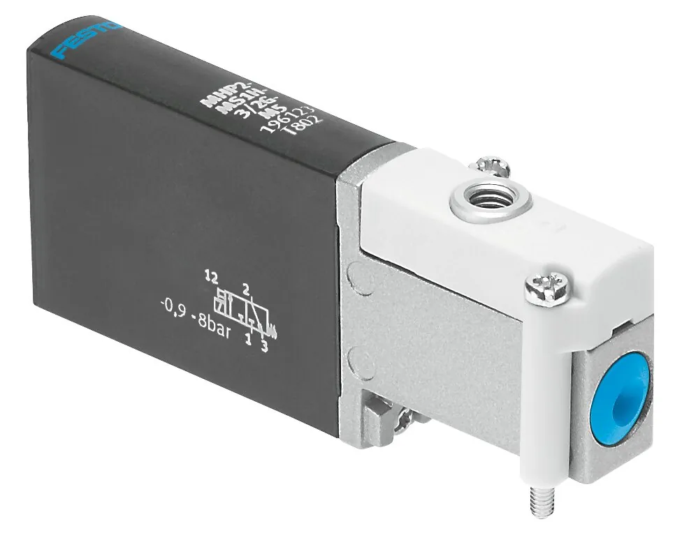 Распределитель с электроуправлением Festo MHP2-MS1H-3/2O-M5