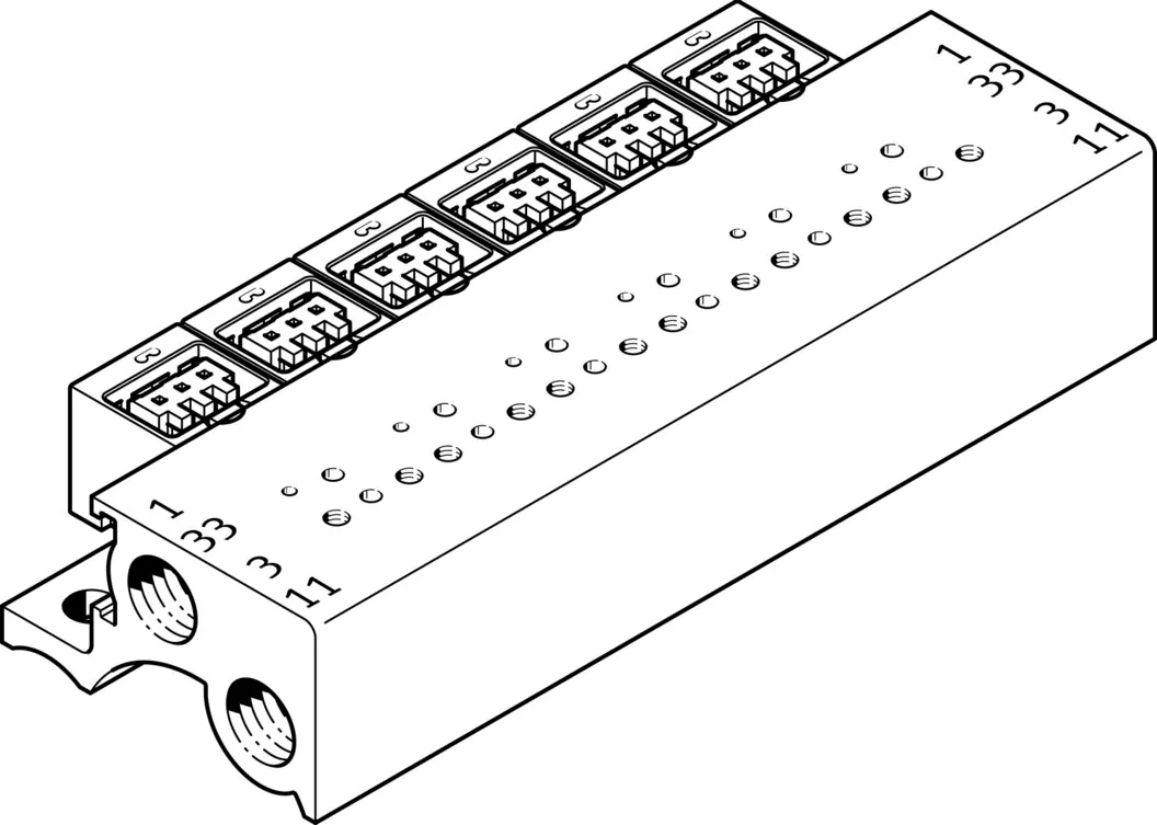 Плита для блочного монтажа Festo MHP1-PR2-3-PI