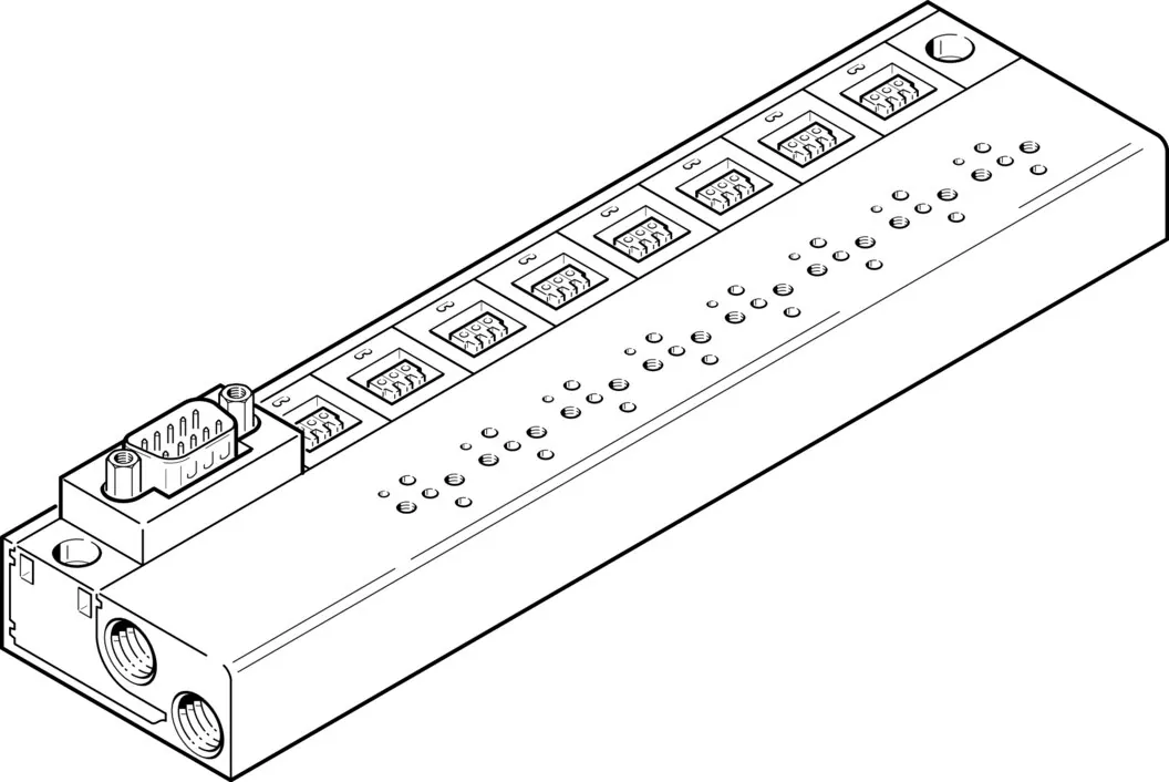 Плита для блочного монтажа Festo MHP1-PR6-3-PI-D9