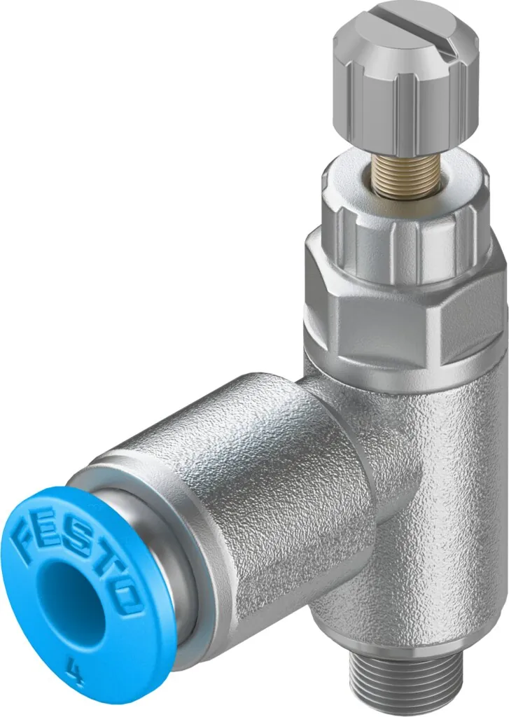 Дроссель с обратным клапаном Festo GRLA-M5-QS-4-RS-D