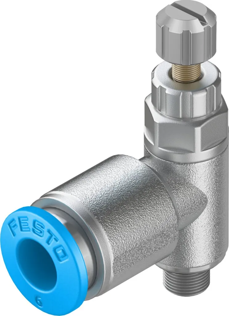Дроссель с обратным клапаном Festo GRLA-M5-QS-6-RS-D