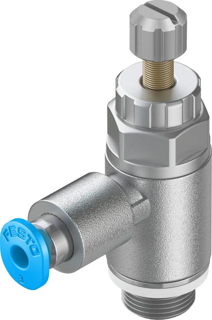 Дроссель с обратным клапаном Festo GRLA-1/8-QS-3-RS-D