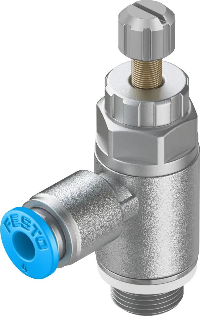 Дроссель с обратным клапаном Festo GRLA-1/8-QS-4-RS-D