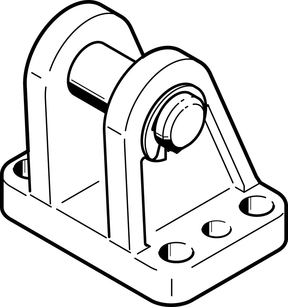 Опорная стойка Festo LBG-63-R3