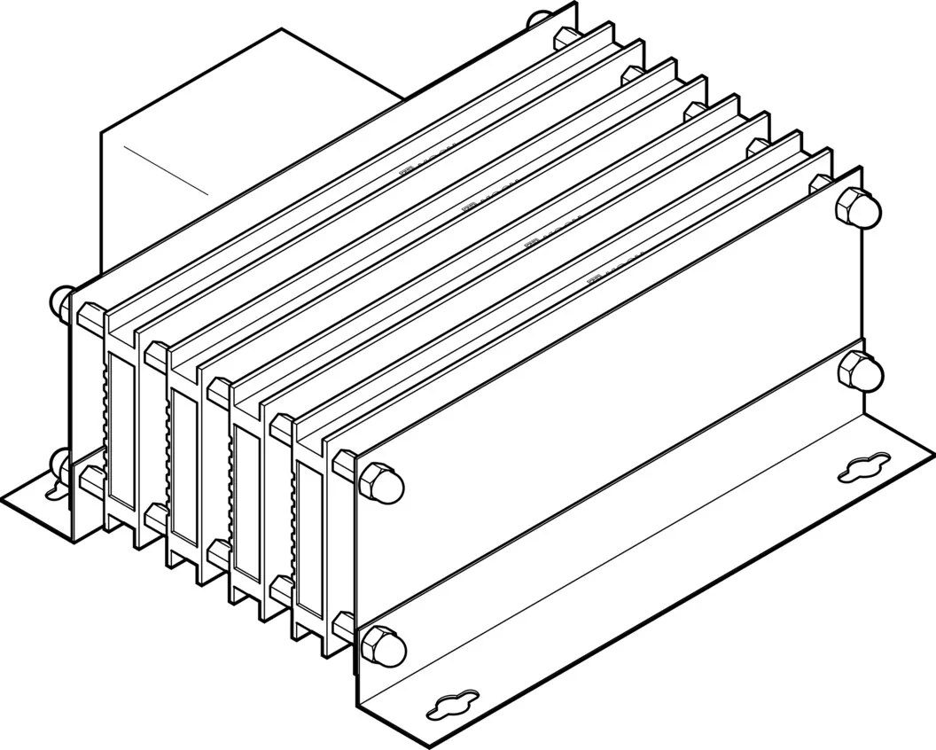 Тормозной резистор Festo CACR-KL2-40-W2000