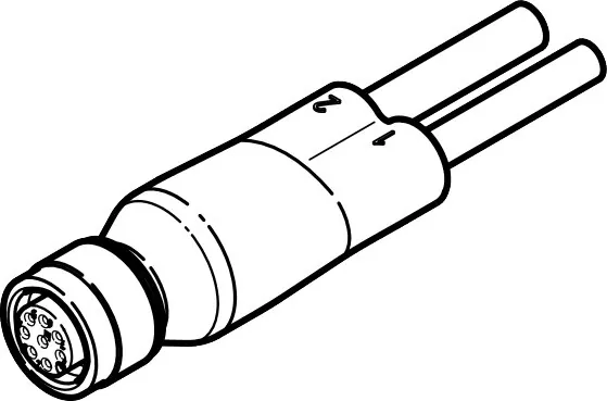 Двойной кабель Festo NEDU-L1R2-V9-M12G8-E-LE5-5R1-LE3-5R2