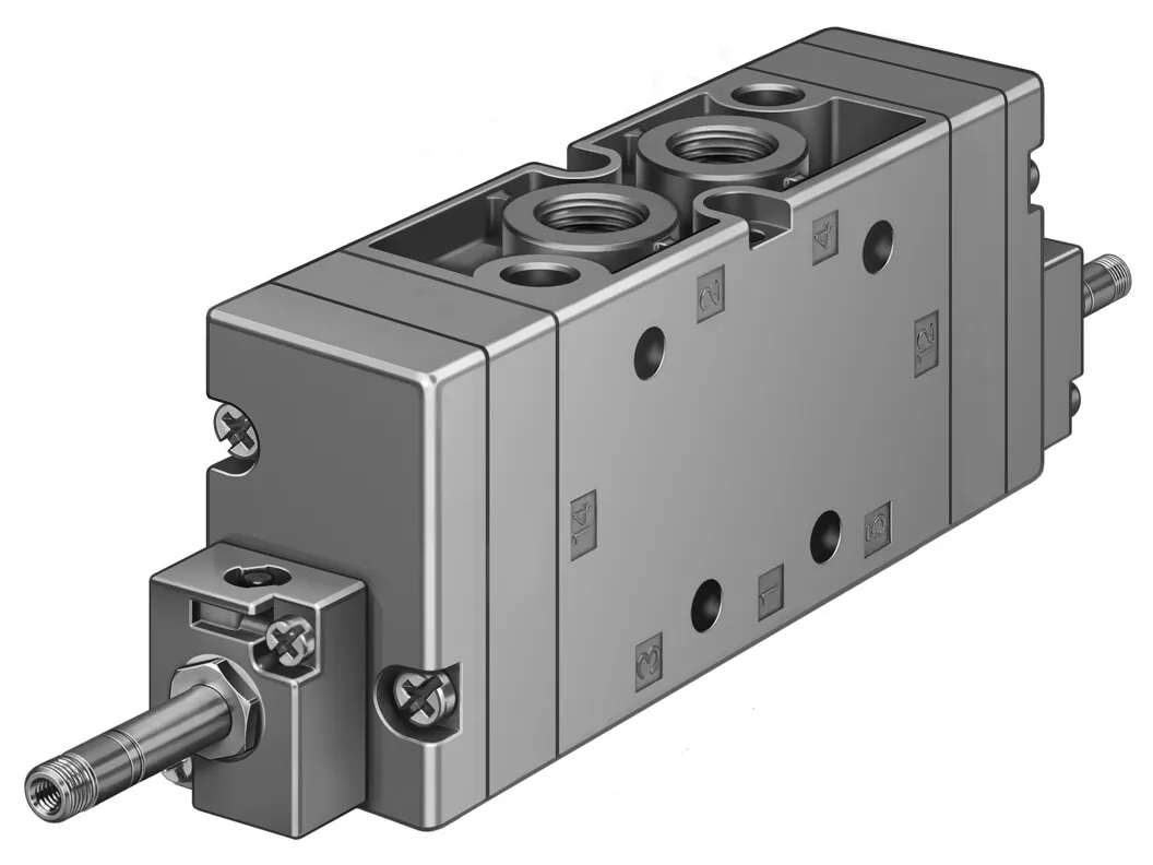 Распределитель с электроуправлением Festo MFH-5/3G-3/8-S-B