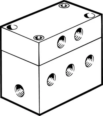 Пневмораспределитель Festo VL-5/4-1/4