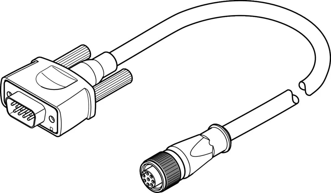 Кабель кодирующего устройства Festo NEBM-M12G8-E-25-S1G9