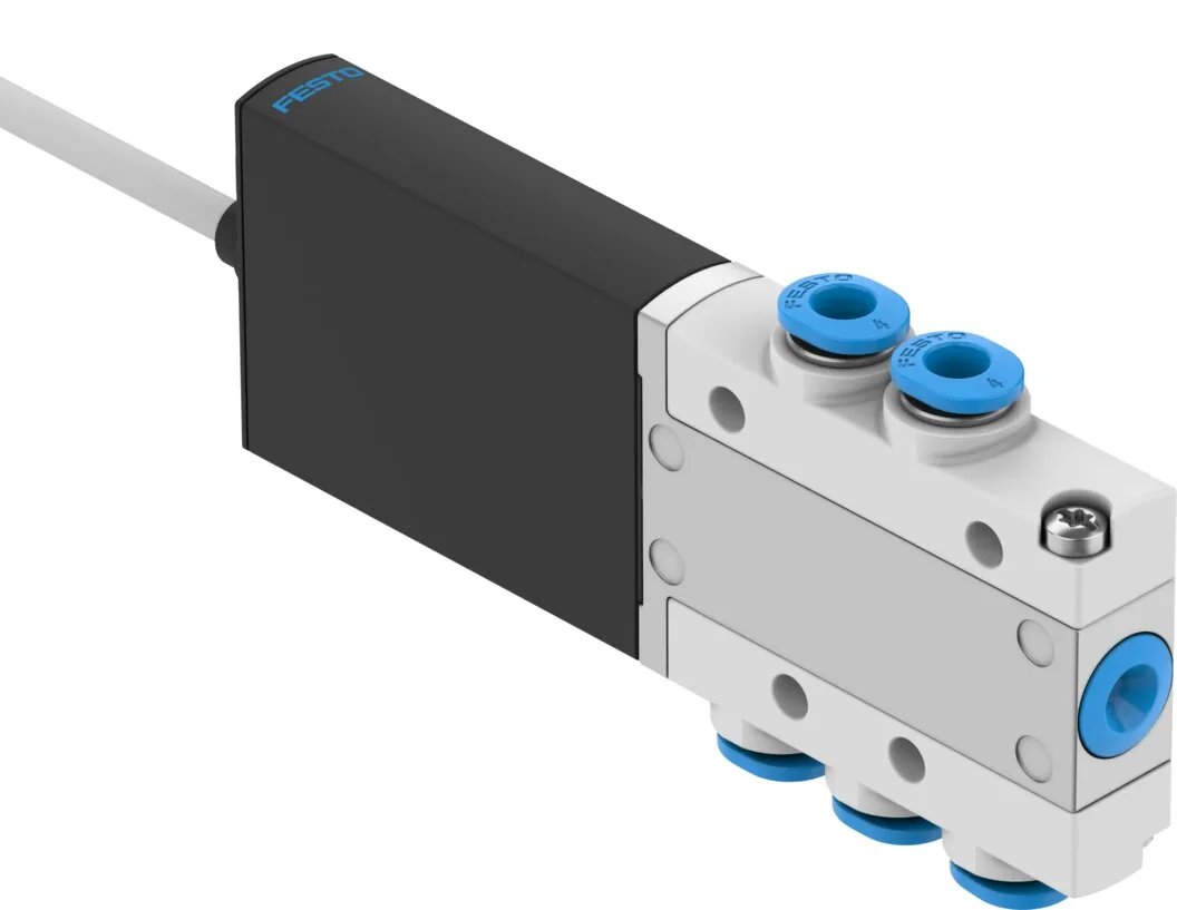 Распределитель с электроуправлением Festo MHE2-MS1H-5/2-QS-4-K