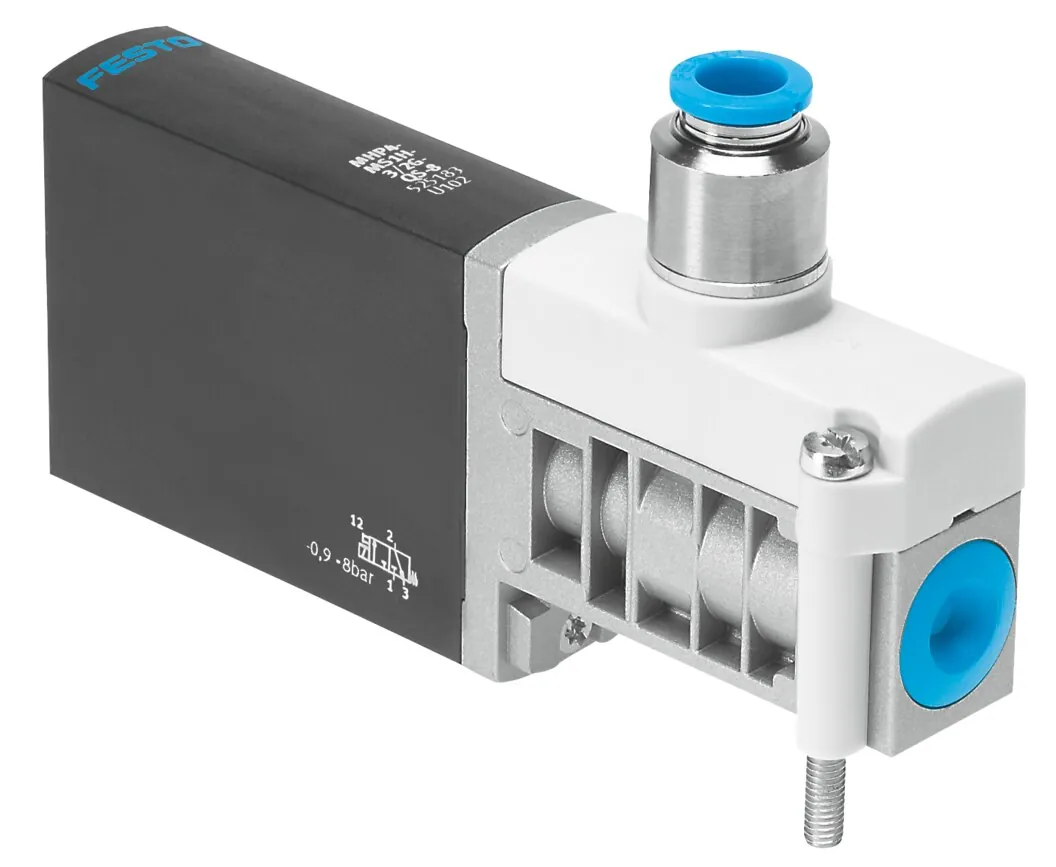 Распределитель с электроуправлением Festo MHP4-MS1H-3/2G-QS-8