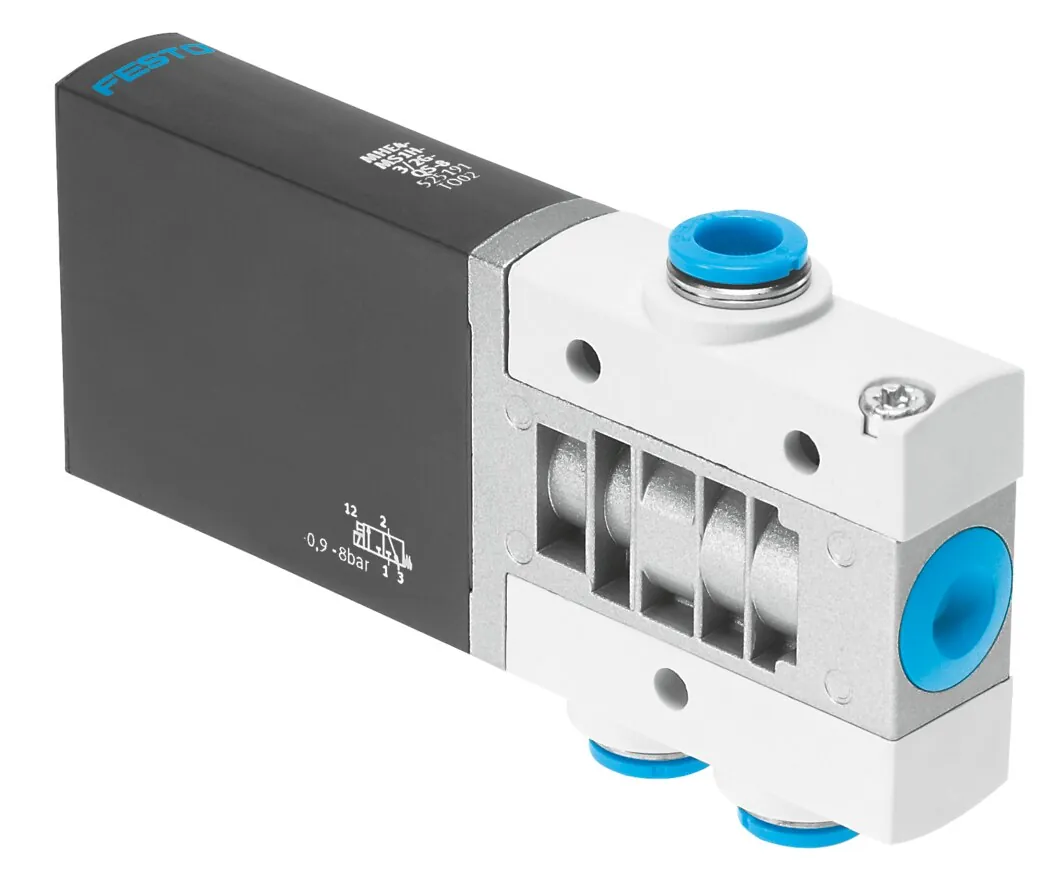 Распределитель с электроуправлением Festo MHE4-MS1H-3/2G-QS-8