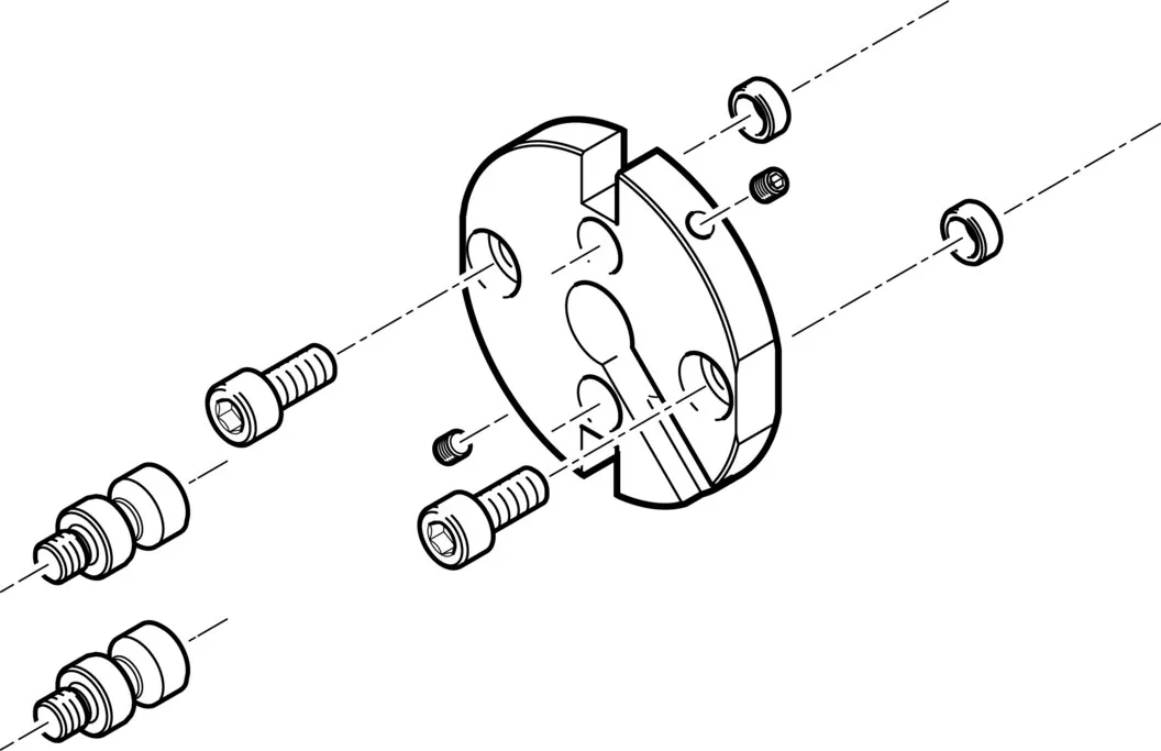 Набор переходников Festo HAPG-SD2-21