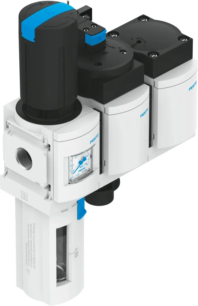 Блок подготовки воздуха, комбинация Festo MSB6-1/2:J1D1A1-WP